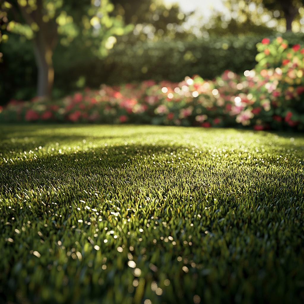 Image showing agronomic practices improving grass quality on a field.